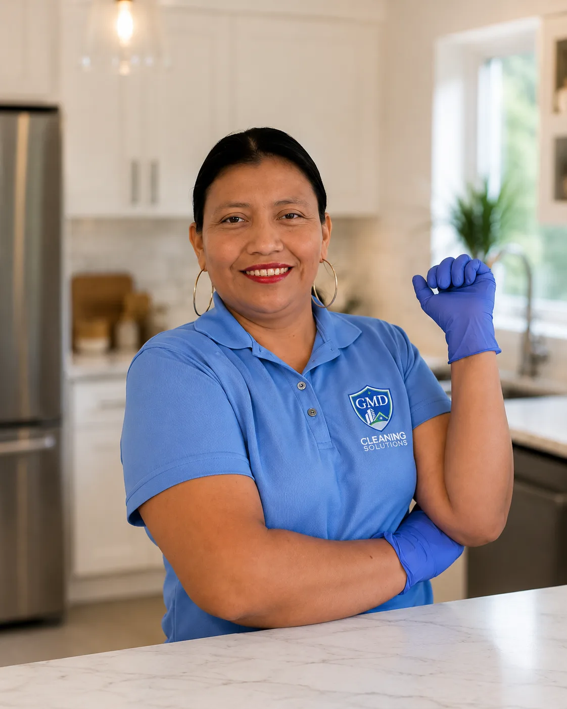 Gilma, founder of GMD Cleaning Solutions LLC